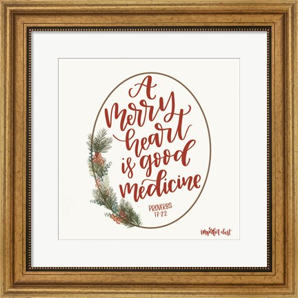 Framed Merry Heart Print