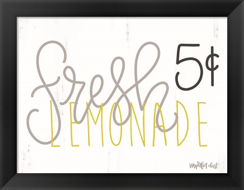 Framed Fresh Lemonade Print