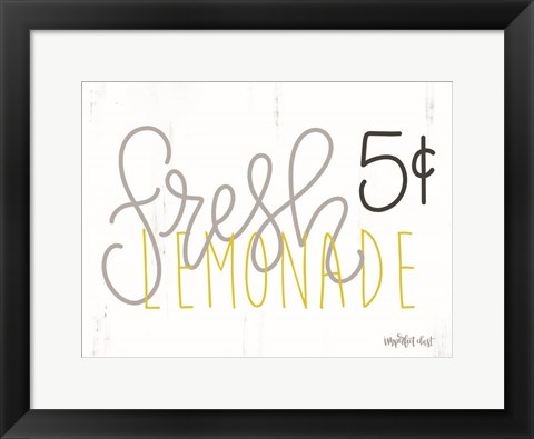Framed Fresh Lemonade Print