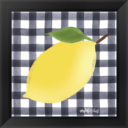 Framed Lemon Print