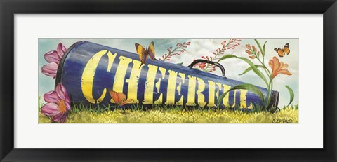 Framed Cheerful Print