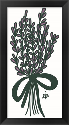 Framed Lilac Bouquet Print