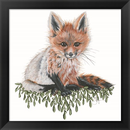 Framed Baby Fox Print