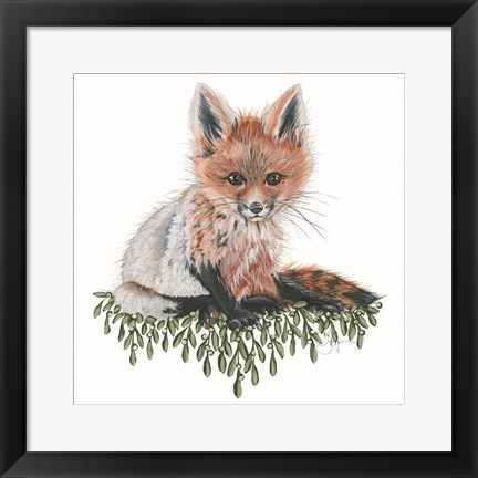 Framed Baby Fox Print