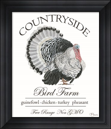 Framed Bird Farm Print