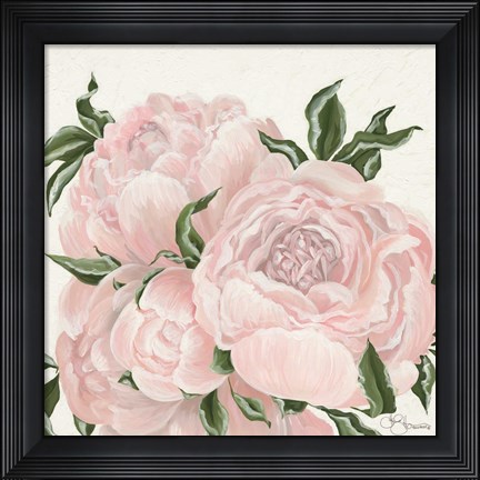 Framed Pink Flowers Print