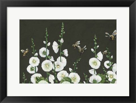 Framed Bees Print