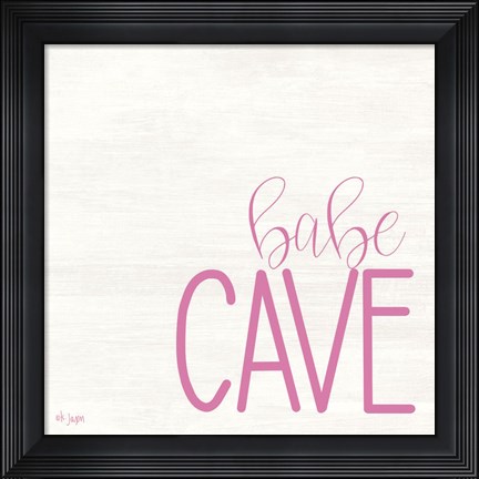 Framed Babe Cave Print