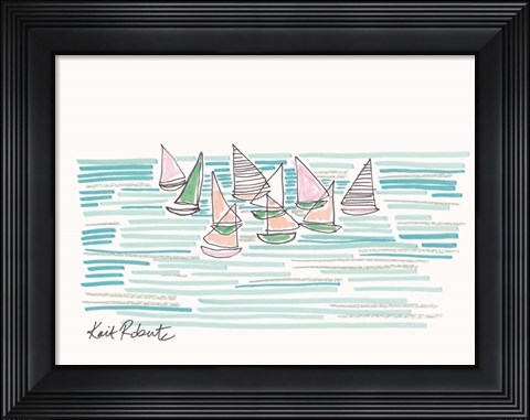 Framed Noon at Sea Print