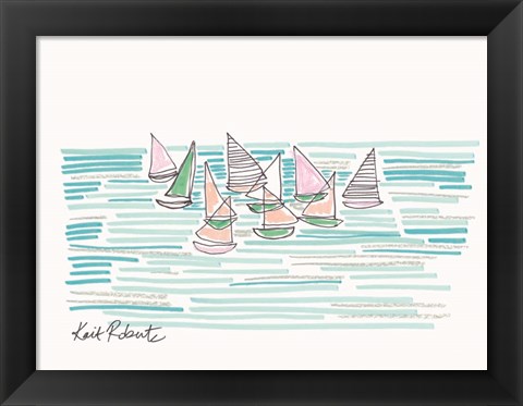 Framed Noon at Sea Print