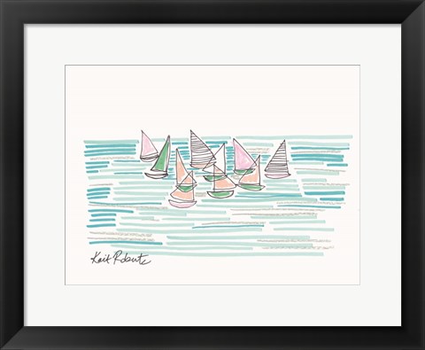 Framed Noon at Sea Print