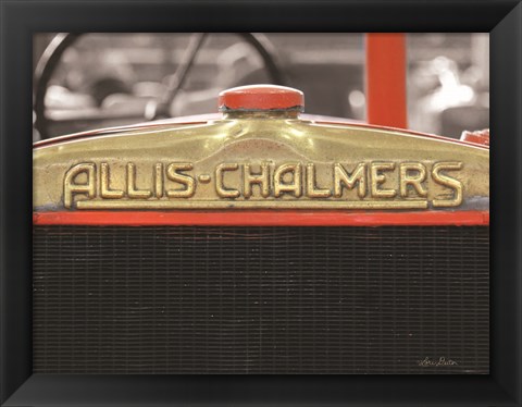 Framed Allis-Chalmers Print