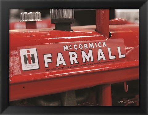 Framed Farmall Print