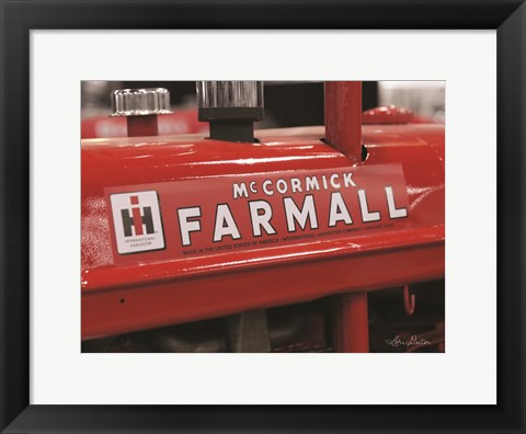 Framed Farmall Print