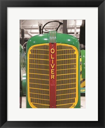 Framed Oliver Tractor Print