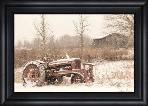 Framed Snow Covered Print
