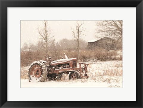 Framed Snow Covered Print