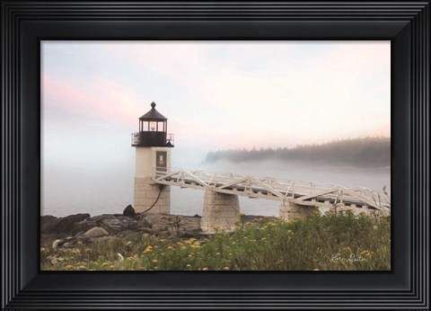 Framed Marshall Point Lighthouse Print