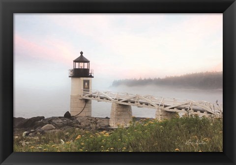 Framed Marshall Point Lighthouse Print