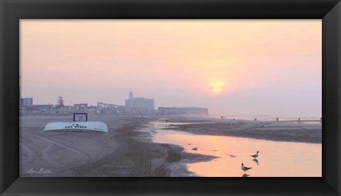 Framed Ocean City Sunrise Print