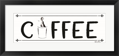 Framed Coffee Banner Print