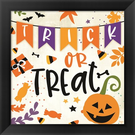 Framed Trick or Treat Print