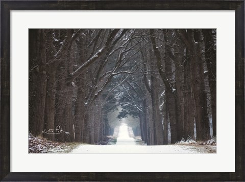 Framed Cold Road Print