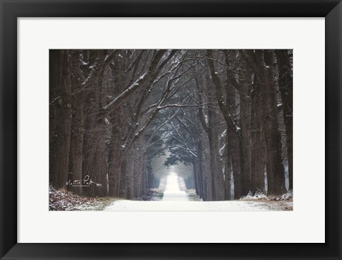 Framed Cold Road Print