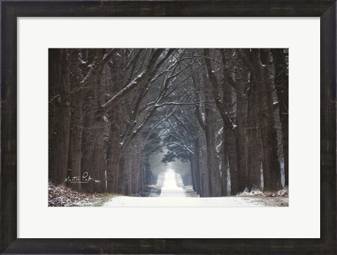 Framed Cold Road Print