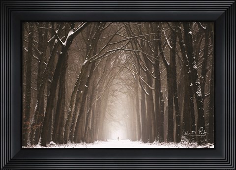Framed Lochem in Winter Print