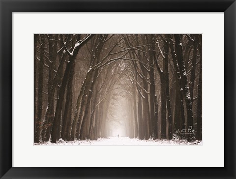 Framed Lochem in Winter Print