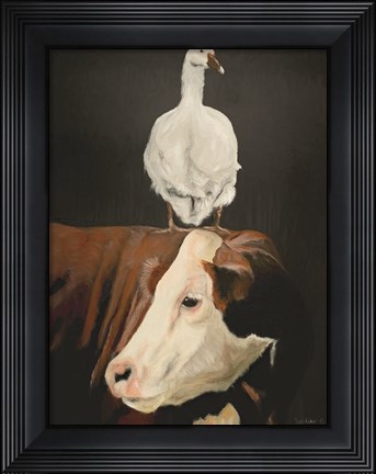 Framed Two&#39;s Company Print