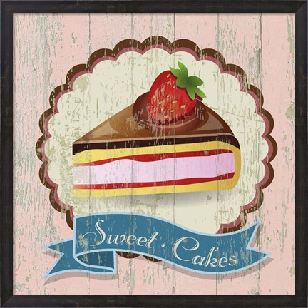Framed Sweet Cakes Print