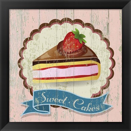 Framed Sweet Cakes Print