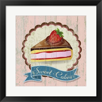 Framed Sweet Cakes Print