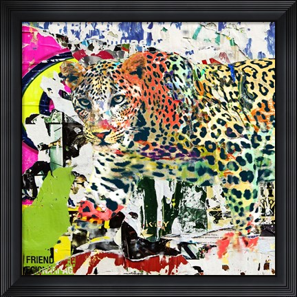Framed Camouflage #1 (detail) Print