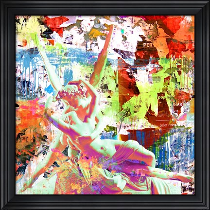 Framed Cupid &amp; Psyche (detail) Print