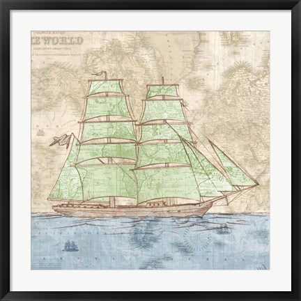 Framed Vessel II Print