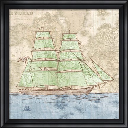 Framed Vessel II Print