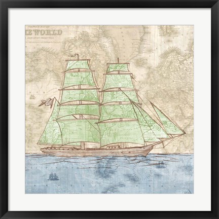 Framed Vessel II Print
