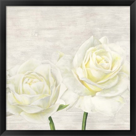 Framed Classic Roses I Print