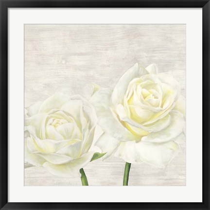 Framed Classic Roses I Print