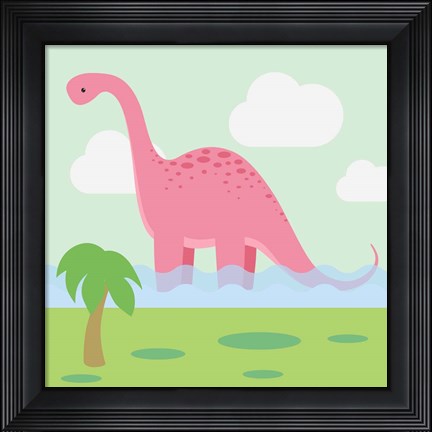 Framed Li&#39;l Bronto Print