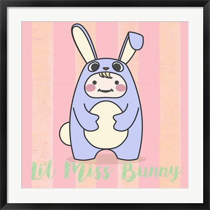 Framed Li&#39;l Bunny Print