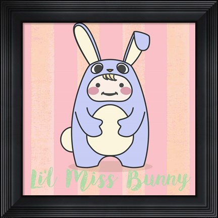 Framed Li&#39;l Bunny Print