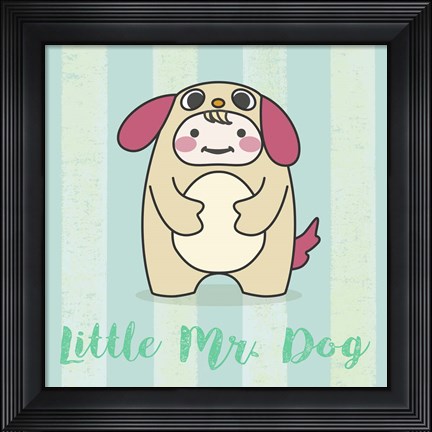 Framed Li&#39;l Dog Print