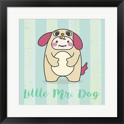 Framed Li&#39;l Dog Print