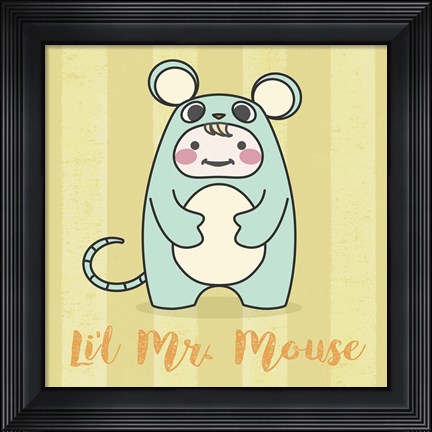 Framed Li&#39;l Mouse Print