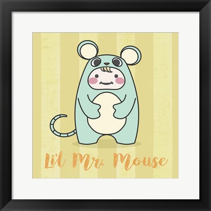 Framed Li&#39;l Mouse Print