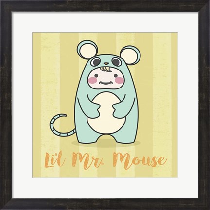 Framed Li&#39;l Mouse Print